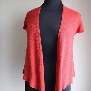 Eileen Fisher Swing Rust Color Cardigan Sweater
